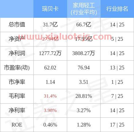 瑞贝卡股票