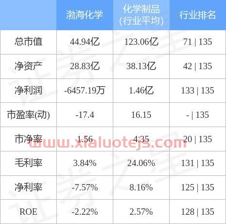 渤海化学
